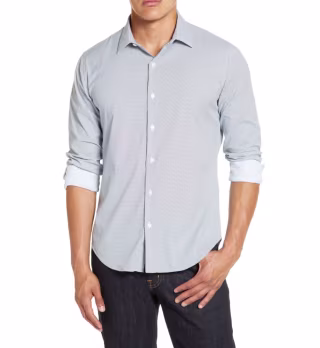 Bonobos Slim Fit Print Stretch Button-Up Shirt