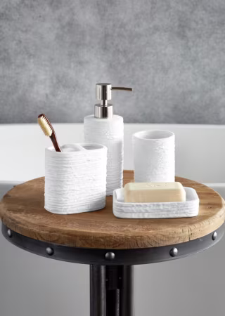 DKNY Ripple 4-Piece Bath Set