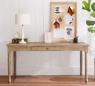 Printer's 64-Inch Writing Desk with Drawer