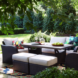 Allen + Roth Northborough 6-Piece Patio Conversation Set