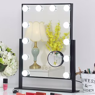 FENCHILIN Lighted Vanity Makeup Mirror