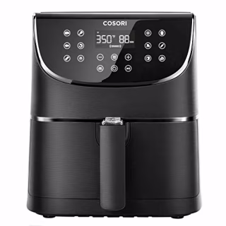 COSORI Smart WiFi Air Fryer 5.8QT(100 Recipes), Digital Touchscreen with 11 Cooking Presets for Air Frying, Roasting & Keep Warm ,Preheat & Shake Remind, Works with Alexa & Google Assistant,1700W