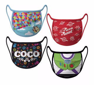 Disney Cloth Face Masks 4-Pack