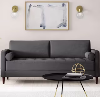 Mercury Row Garren 75.6-Inch Square Arm Sofa