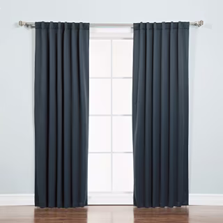 Best Home Fashion, Inc. Blackout Thermal Grommet Curtain Panels Set of 2