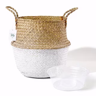 POTEY Seagrass Plant Basket