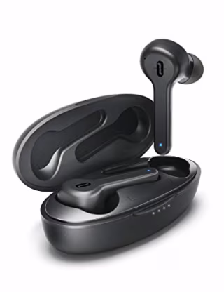 Wireless Earbuds, TaoTronics SoundLiberty 53 Pro Dual Mic Noise Cancelling Bluetooth Earbuds Hi-Fi Stereo Earphones Open Pair IPX8 USB-C Charging Case Touch Control Bluetooth 5.0 with 30H Playtime