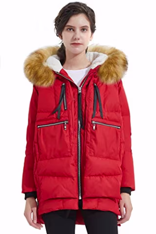Orolay Women's Thickened Down Jacket