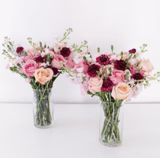 Poppy Flowers Candy Hearts Bouquet. Valentine's Day gifts for couples during Covid-19.