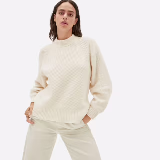 Everlane Oversized Stroopwafel Crew in ReCashmere