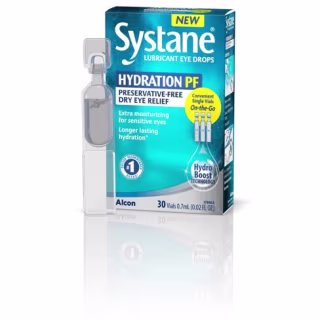 Systane Hydration PF Lubricant Eye Drops Vials - 30ct. 2021 Product of the Year.