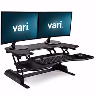 VariDesk Pro Plus 36 by Vari - Height Adjustable Standing Desk Converter. Best Laptop Stands.