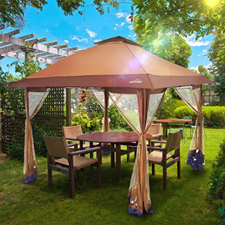 Suntime Fully Enclosed Canopy Pop-Up Gazebo. 5 best canopy tents for outdoor gatherings in 2021