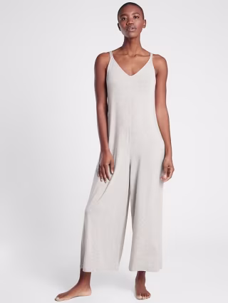 Athleta Nighttime Bliss Sleep V Neck Romper