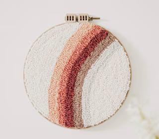 We Are Knitters Rainbow Punch Needle Kit. New and notable launches this week.