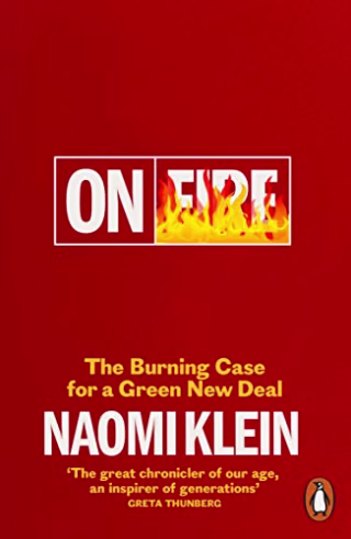 On Fire. Best books on climate change.