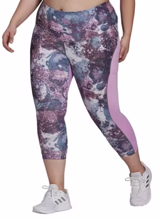 Kohl's Adidas x Zoe Saldana Collection Plus Size 7/8 Tights