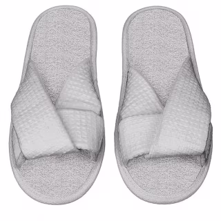Small Criss Cross Slippers. Bed Bath & Beyond introduces new spa-inspired Haven brand