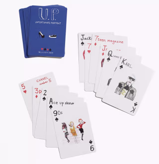 Unfortunate Portrait Fashion Playing Cards