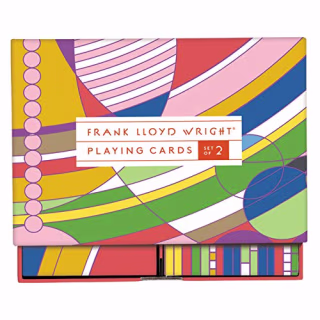 Frank Lloyd Wright Playing Cards