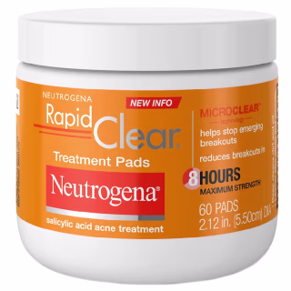 Neutrogena Rapid Clear Acne Face Pads
