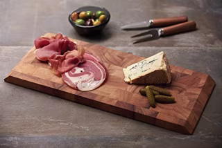 Ironwood Bowery End Grain Cheese and Charcuterie Board