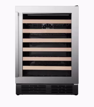 Hisense 54-Bottle Capacity Stainless Steel Wine Chiller