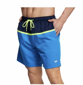 Speedo Men's Colorblock Volley Swim Trunks