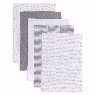 Burt's Bees Baby 5 Pack of Burp Cloths