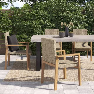 Nanette Stacking Patio Dining Chair (Set of 4)