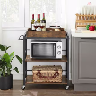 17 Stories Mayton Kitchen Cart
