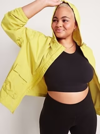 Old Navy Go-H20 Water-Resistant Hooded Utility Jacket