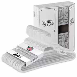 Hangorize Giant Tubular Plastic Hangers