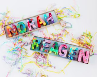 Personalized Name Original Rainbow Crayons