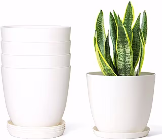 Mkono Plastic Plant Pots