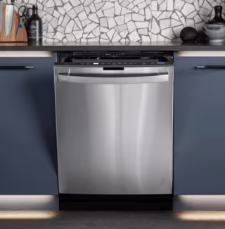 GE Profile 24 Inch Stainless Steel Top Control Smart Dishwasher