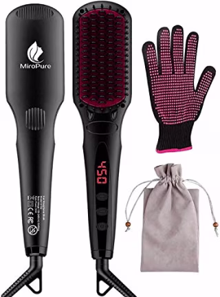 MiroPure Enhanced Hair Straightener Brush