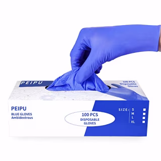 PEIPU Nitrile and Vinyl Blend Material Disposable Gloves