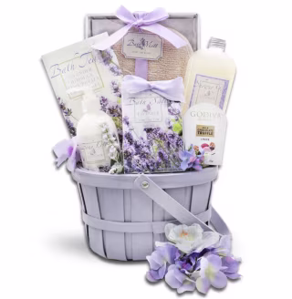 Alder Creek Country Lavender Spa Gift Basket