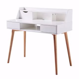 Versanora Creativo White Work Study Table Desk