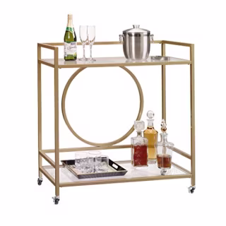 Sauder International Lux Bar Cart