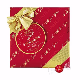 Lindt Lindor Holiday Milk Chocolate Truffles Box