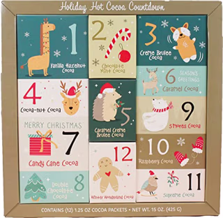 Specialty Division Holiday Hot Cocoa 12-Day Advent Calendar