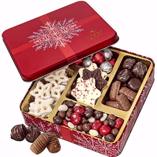 Bonnie & Pop Holiday Tin Chocolate Box