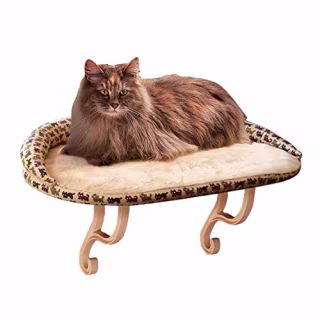 K&H Pet Products Deluxe Kitty Sill with Removable Bolster