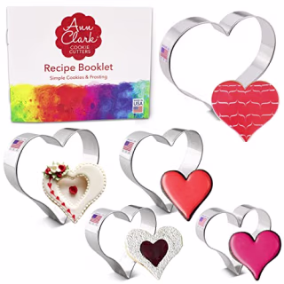 Ann Clark Heart Cookie Cutters