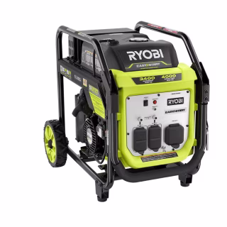 RYOBI 4000-Watt Gasoline Powered Digital Inverter Generator