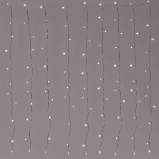 Room Essentials LED Plug-in Curtain String Lights with Clips