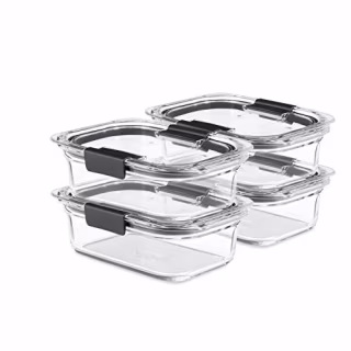 Rubbermaid Brilliance Glass Storage Containers