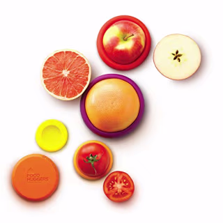 Food Huggers 5 Piece Reusable Silicone Food Savers